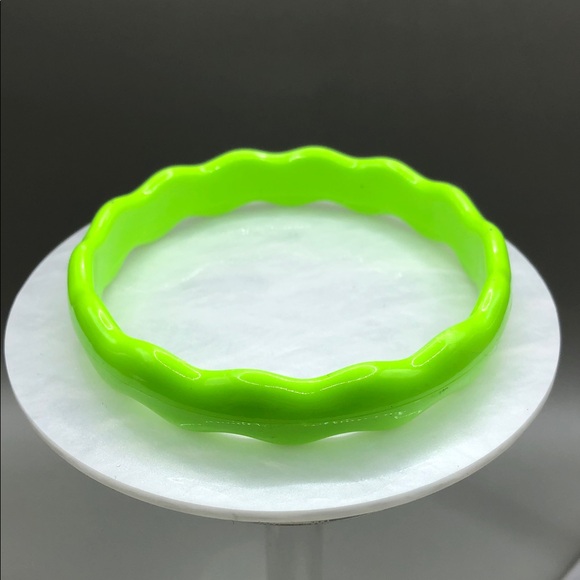 Bundle 10 vintage acrylic skinny slim bangle bracelets stack layer geometric + - Picture 5 of 15